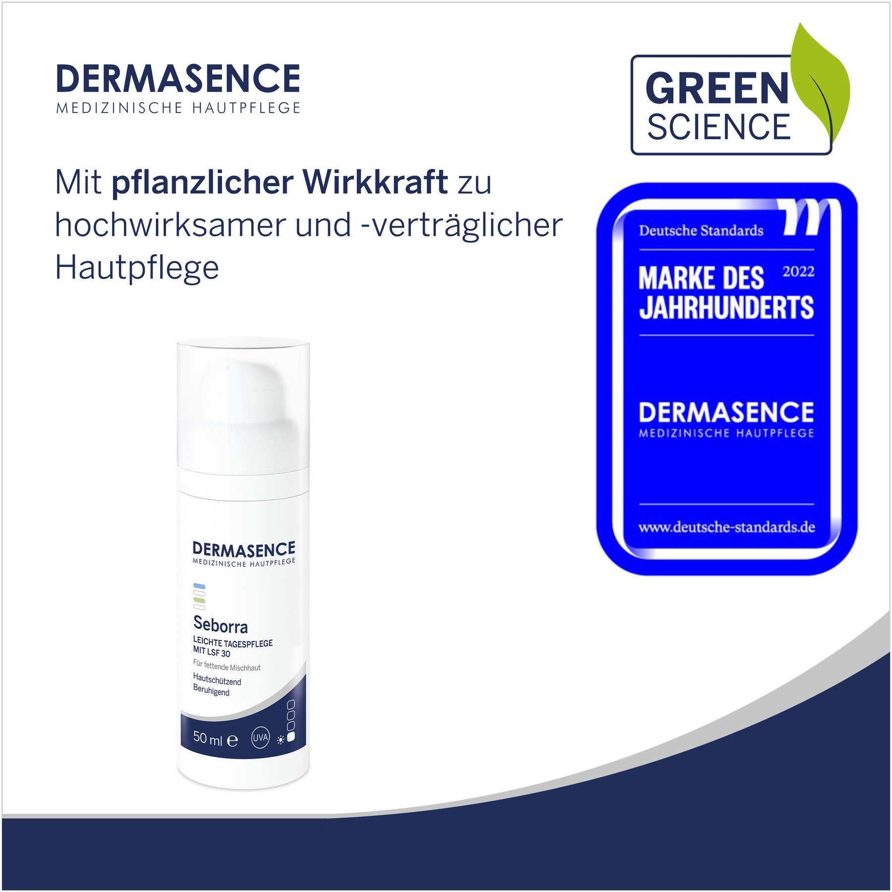 Dermasence Seborra Leichte Tagespflege Lsf 30 50 ml