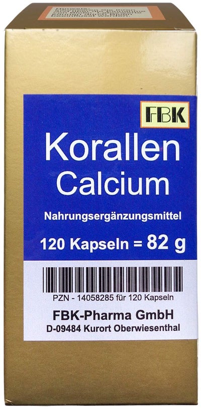 Korallen Calcium Kapseln 120  Stück