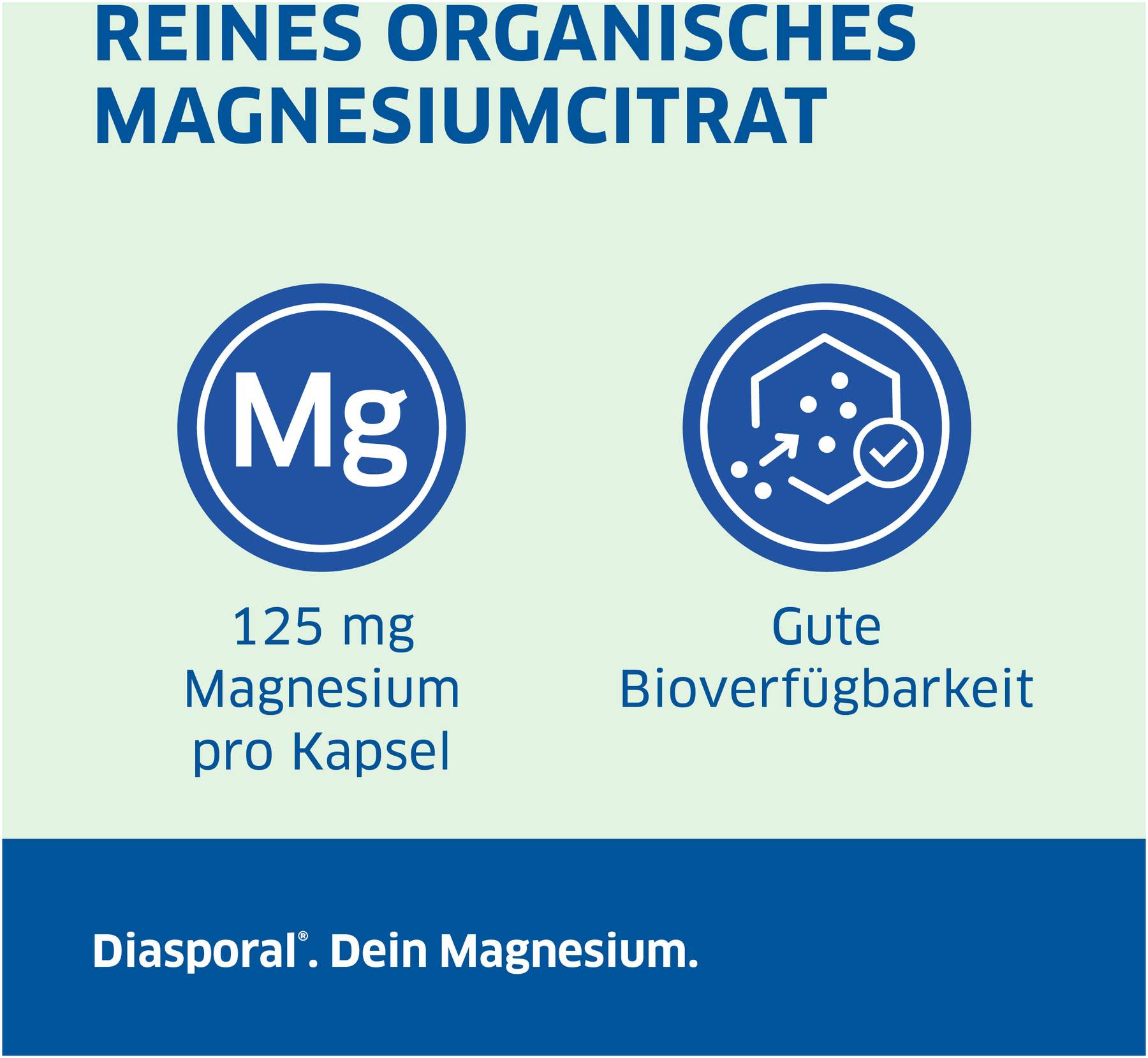 Magnesium Diasporal Citrat pure 90 Kapseln