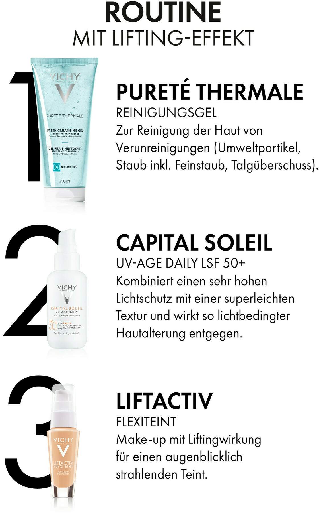 Vichy Liftactiv Flexiteint Make-Up Gegen Falten Gold 45 30 ml