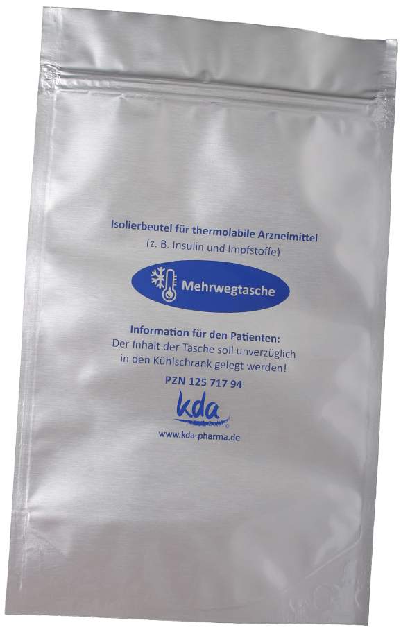 Isolierbeutel Mittel 9x18x29 cm Kda 1 Stück