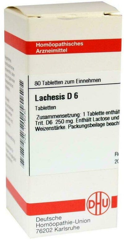 Dhu Lachesis D6 80 Tabletten
