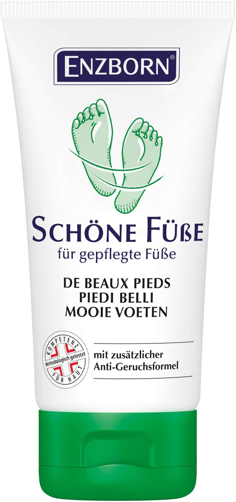 Enzborn Schöne Füße Fußcreme- Gel mit Urea & Weißdorn 75 ml