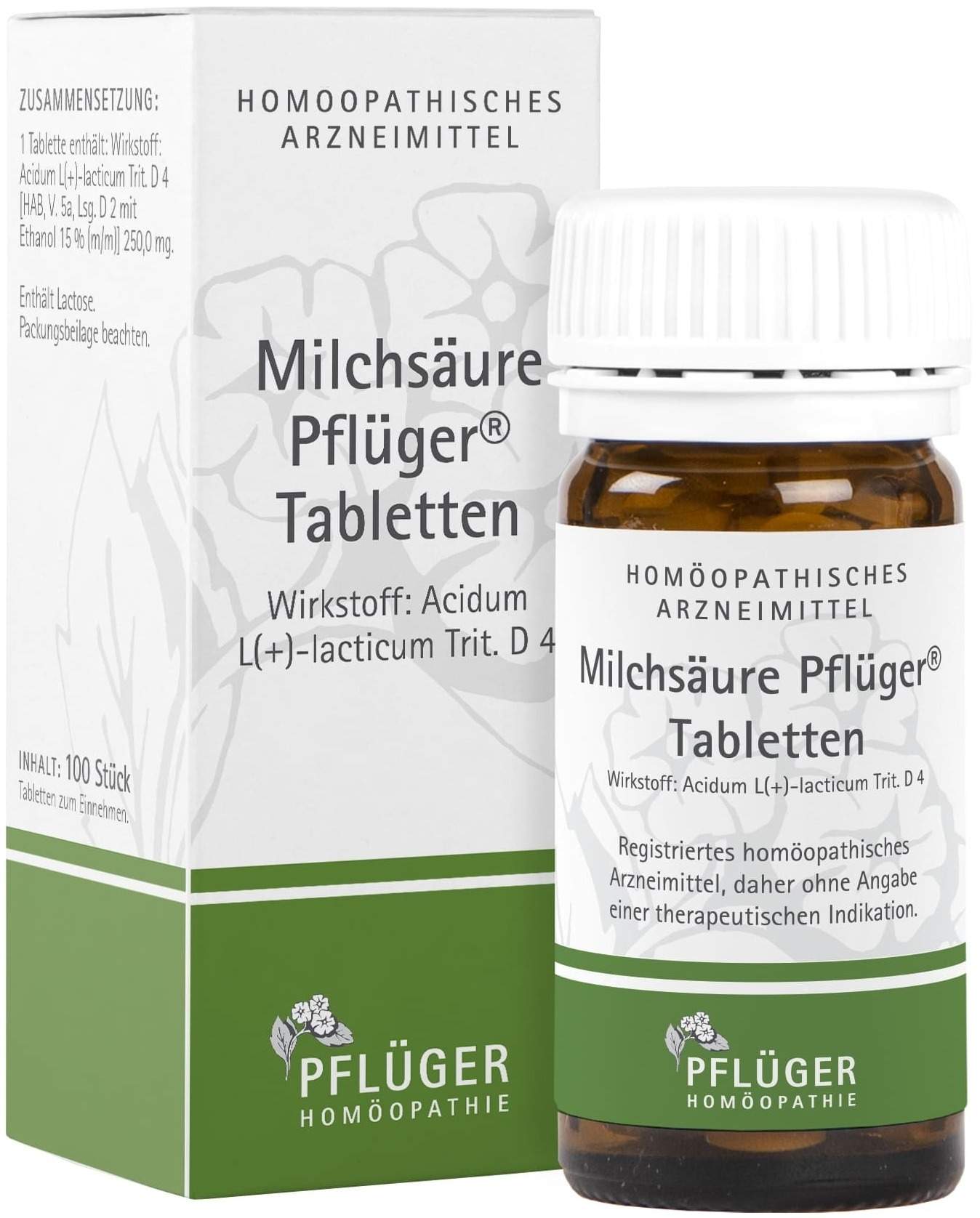 Milchsäure Pflüger 100 Tabletten