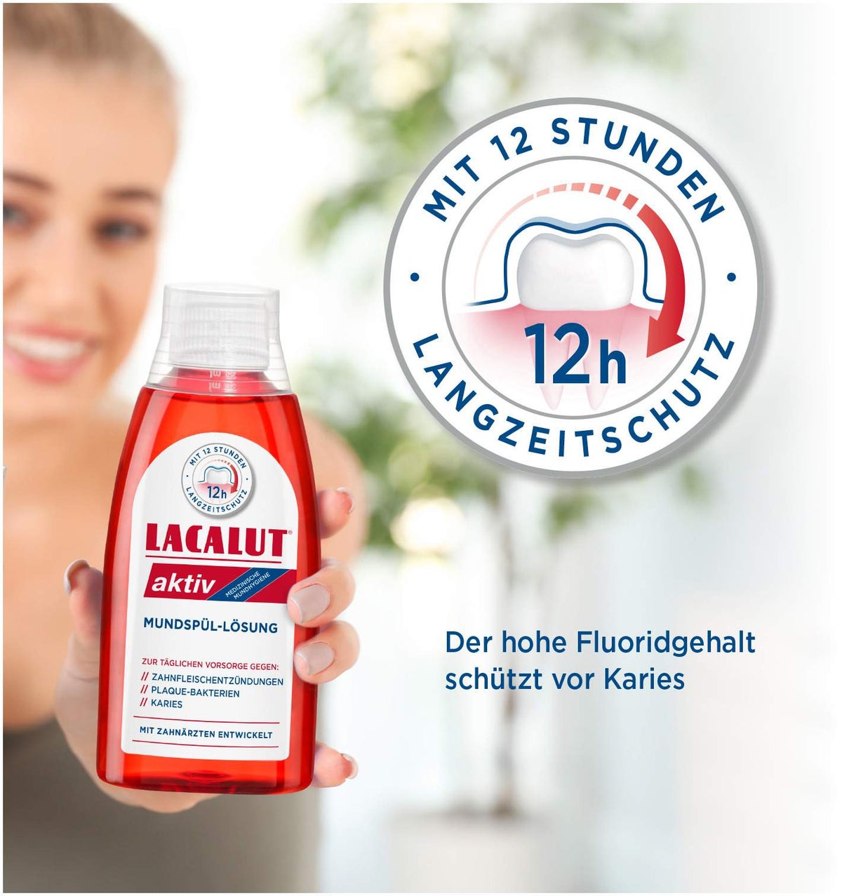 Lacalut Aktiv Mundspüllösung 300 ml Lösung