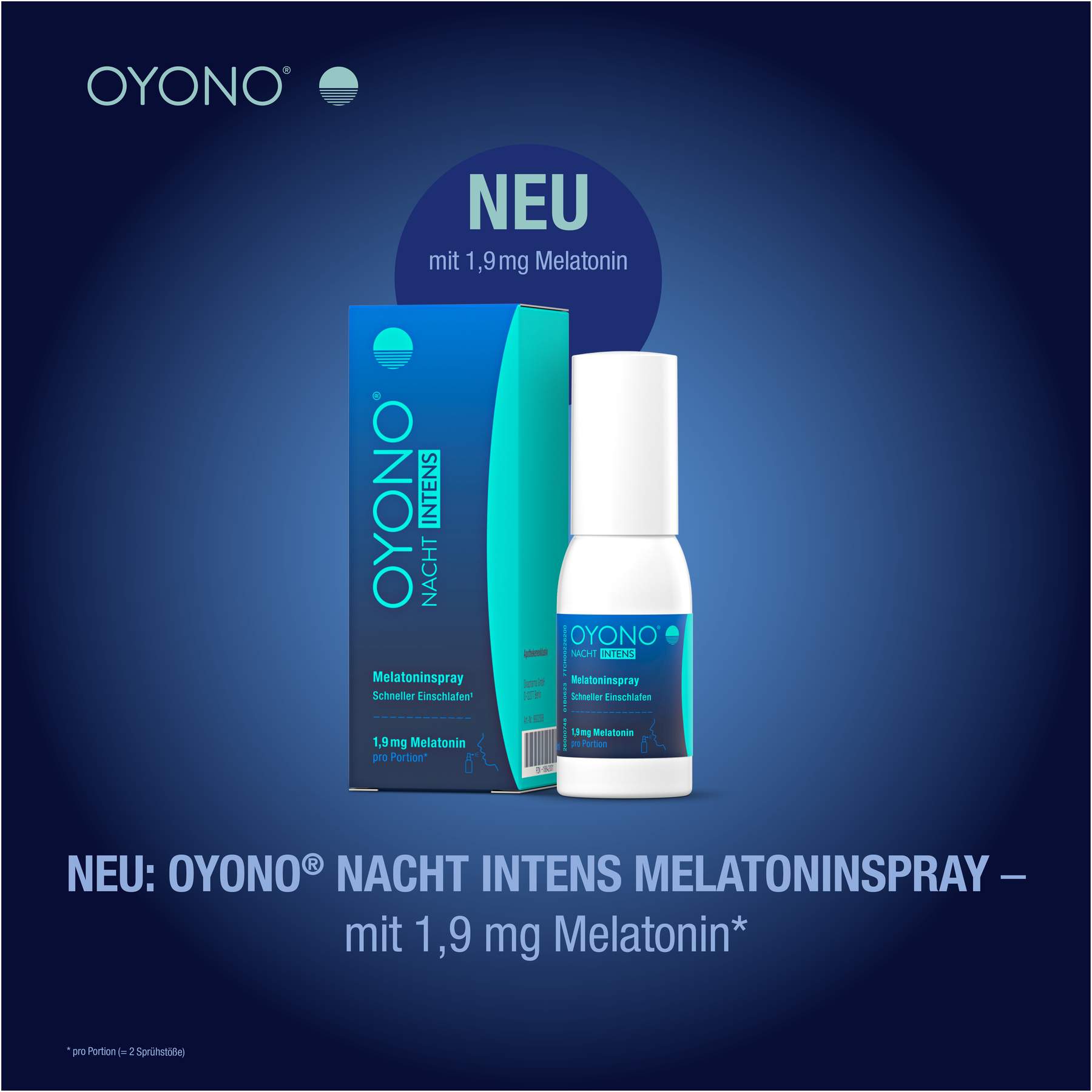 Oyono Nacht Intens Melatoninspray 30 ml Spray
