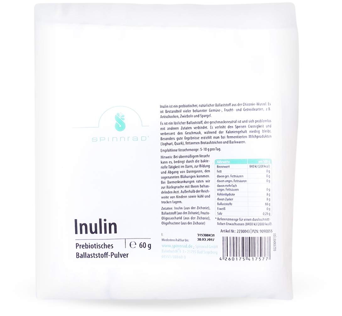 Inulin Pulver 60 G Pulver
