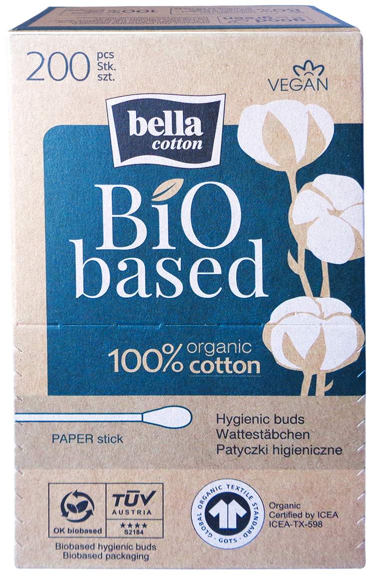 Bella Wattestäbchen Cotton Bio Based