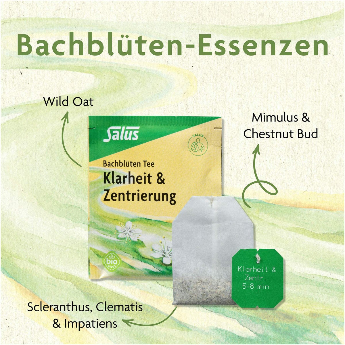 Bachblütentee Klarheit & Zentrierung 15 Filterbeutel