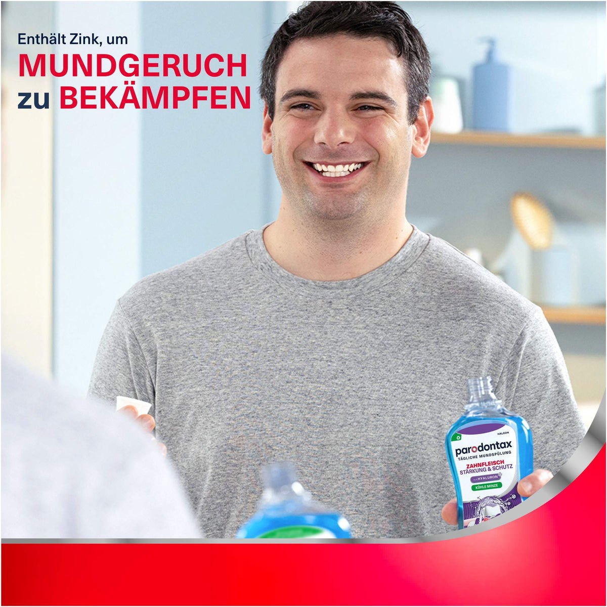 Parodontax Zahnfleisch Stärkung & Schutz, tägliche Mundspülung 300 ml