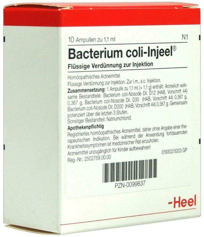 Bacterium Coli Nosoden Injeele 1,1 ml