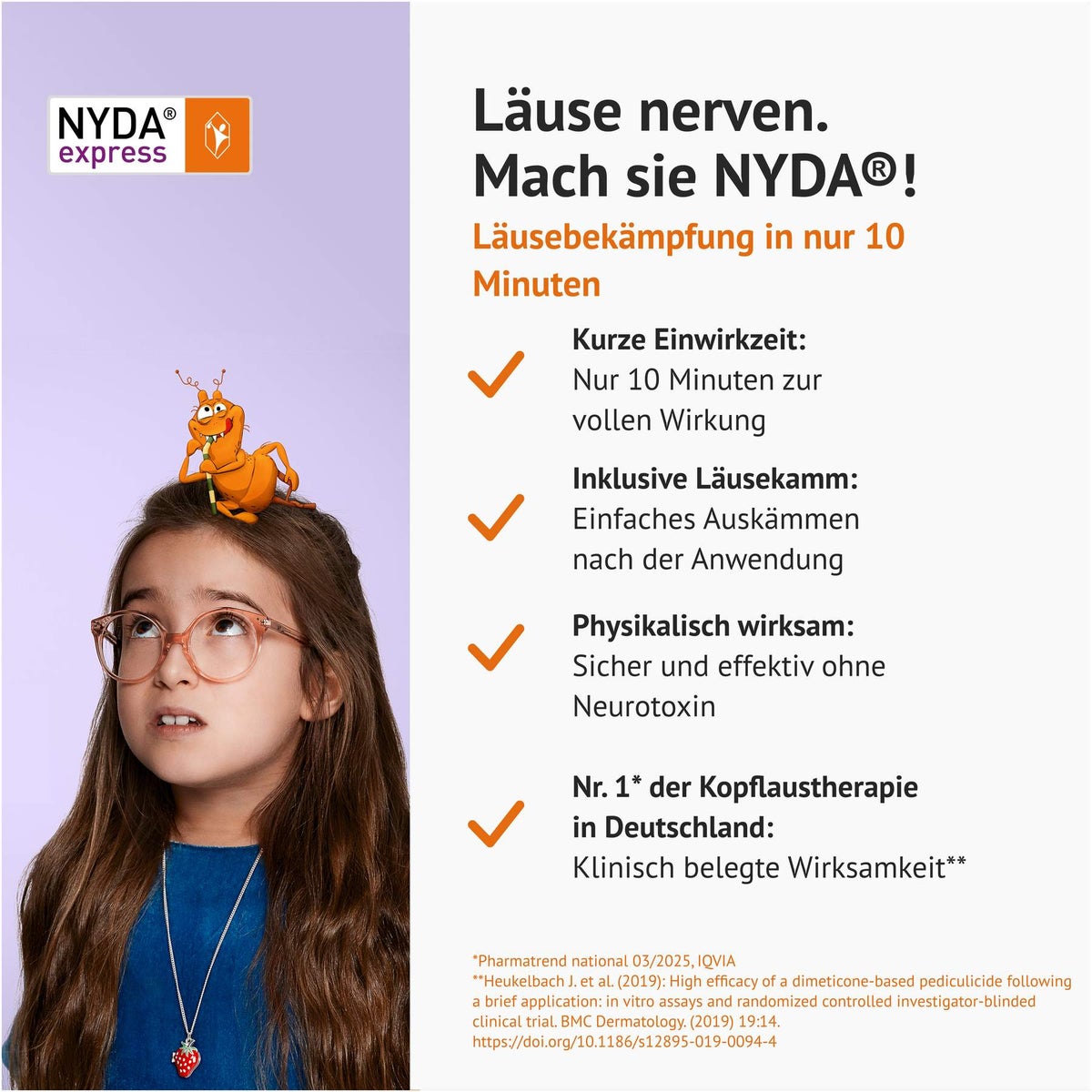 Nyda Express 2 x 50 ml Pumplösung