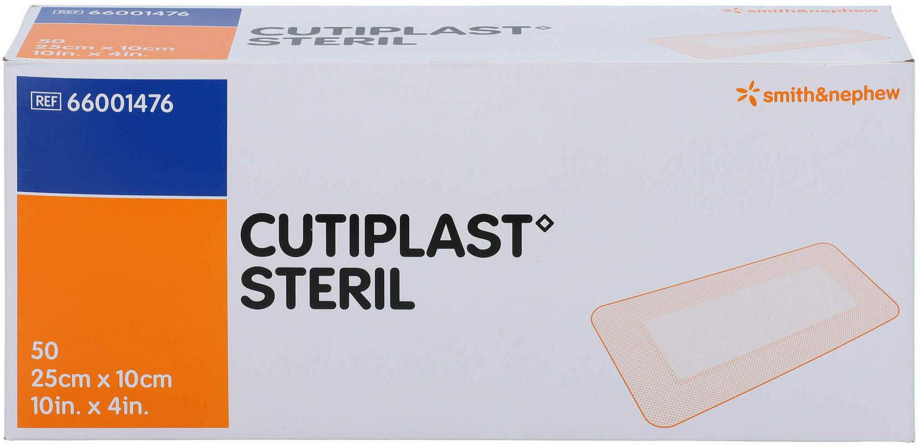 Cutiplast Steril Wundverband 10 X 25 cm 50 Stück