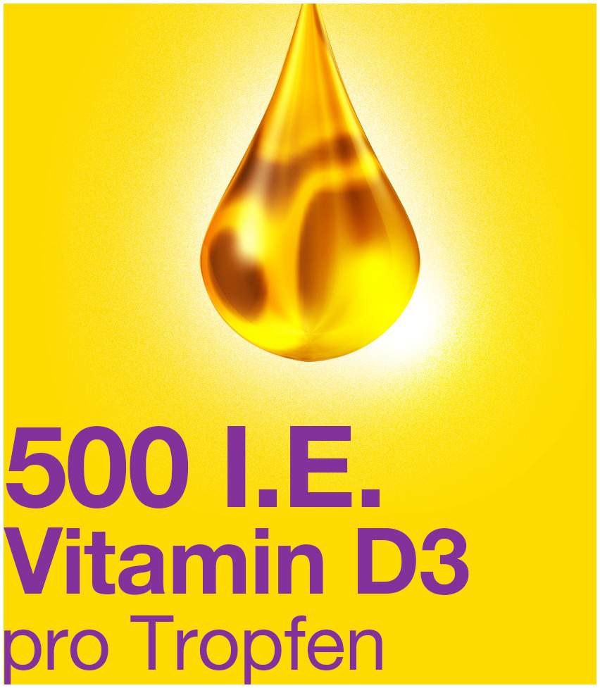 Vigantolvit 500 I.E. pro Tropfen Vitamin D3 10 ml Öl
