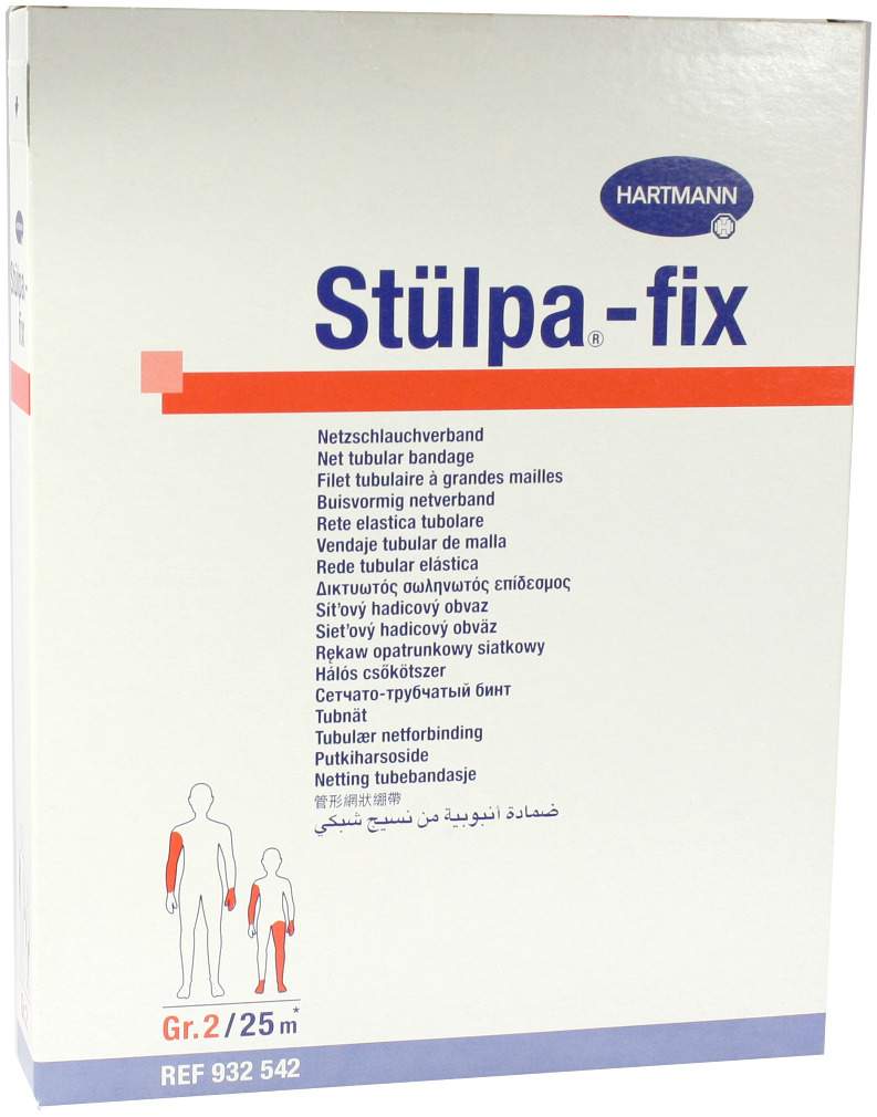 Stülpa Fix Gr.2 Mehrfinginger, Kinderarm-, -Bein 25m Netzschlauch