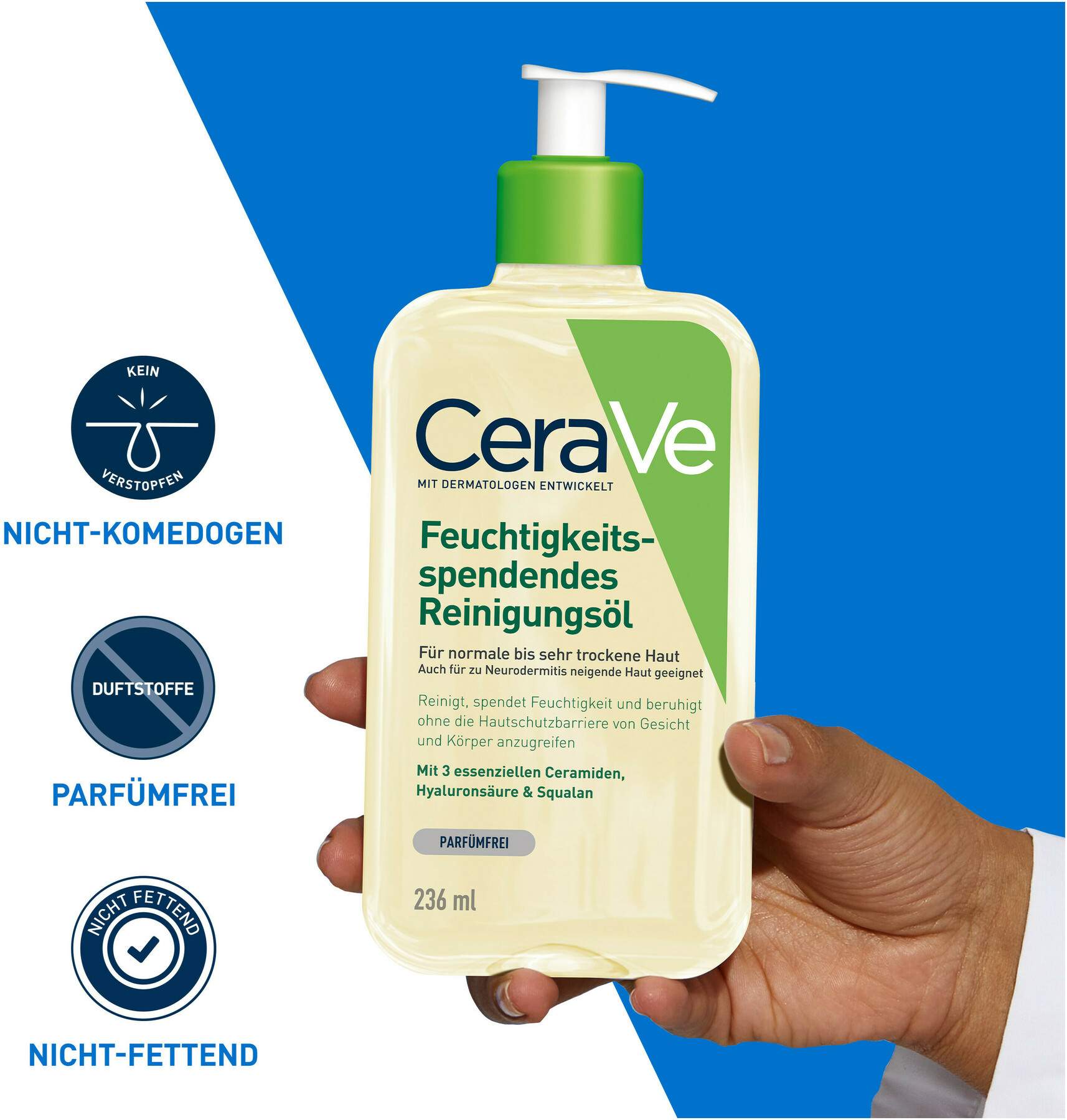 CeraVe feuchtigkeitsspendendes Reinigungsöl 236 ml