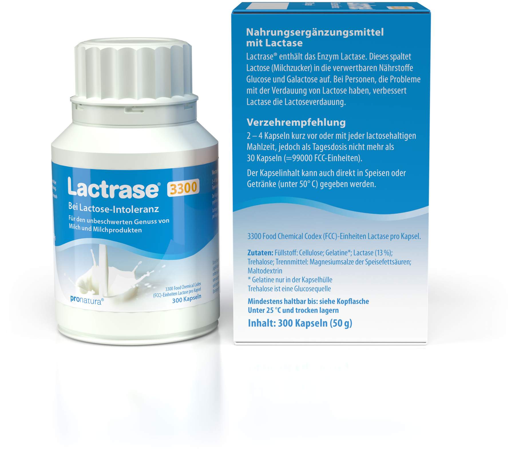 Lactrase 3.300 Fcc 300 Kapseln