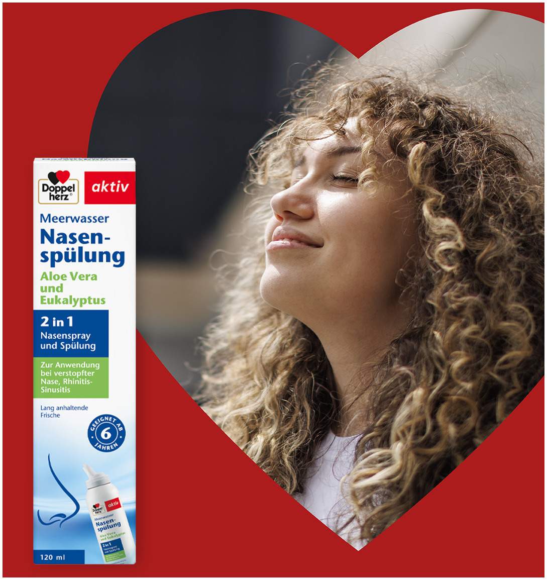 Doppelherz Aktiv Meerwasser Nasenspülung Aloe Vera und...