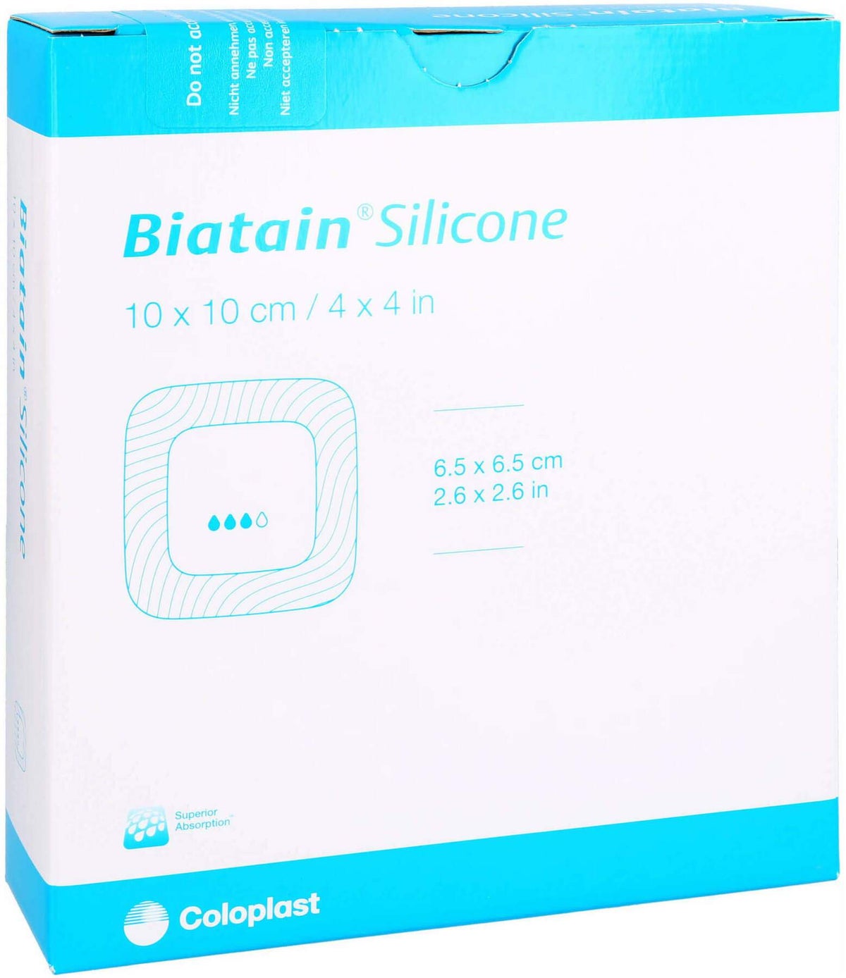 Biatain Silikon Schaumverband 10x10 cm