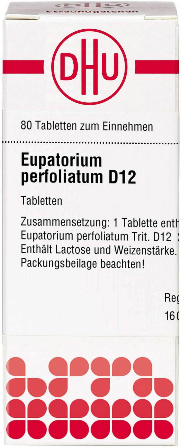 Dhu Eupatorium Perfoliatum D12 80 Tabletten