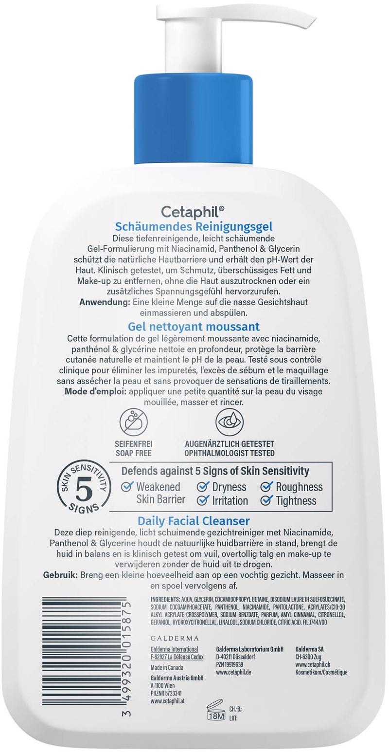 Cetaphil schäumendes Reinigungsgel 473 ml