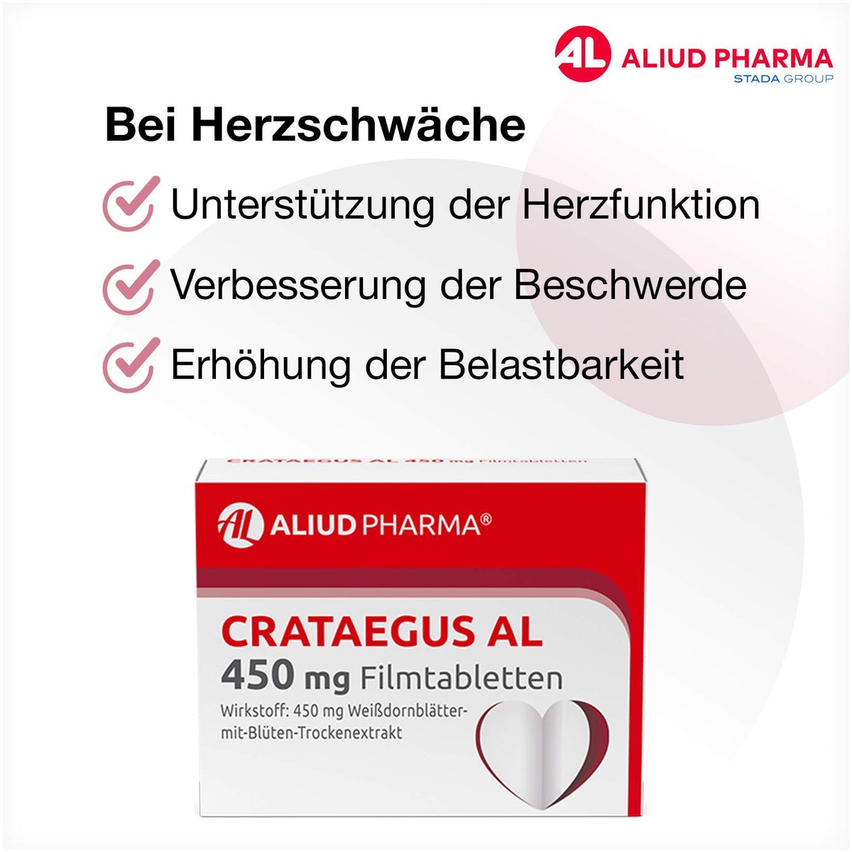 Crataegus Al 450 mg 100 Filmtabletten