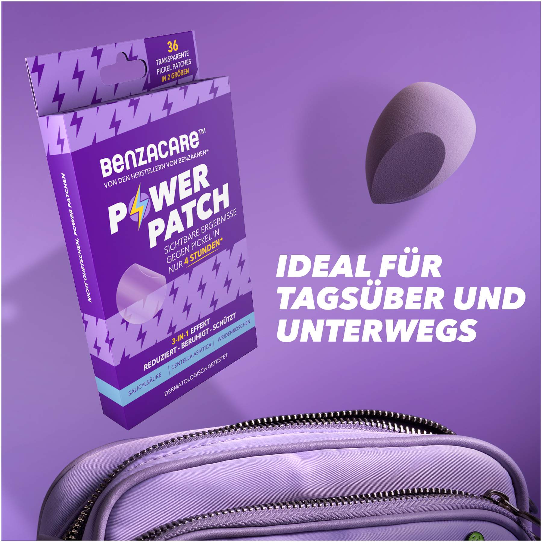 Benzacare Power Patch gegen Pickel 36 Pflaster