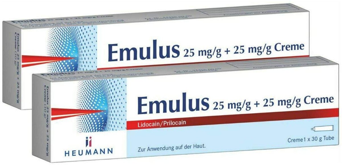 Emulus 25 mg je g+25 mg je g Creme 2 x 30 g Creme