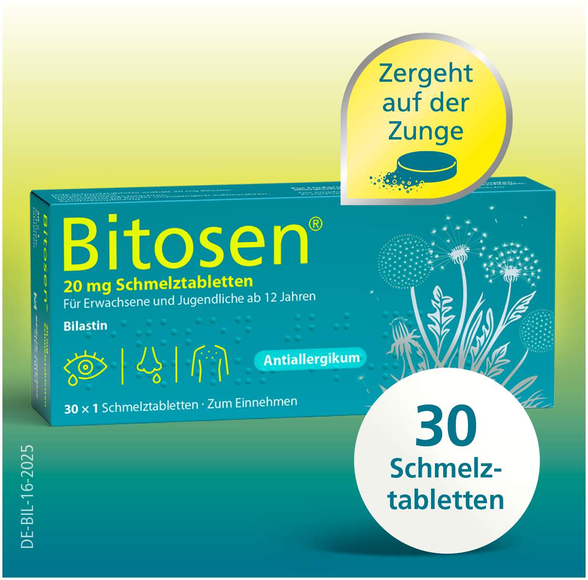 Bitosen 20 mg 30 Schmelztabletten