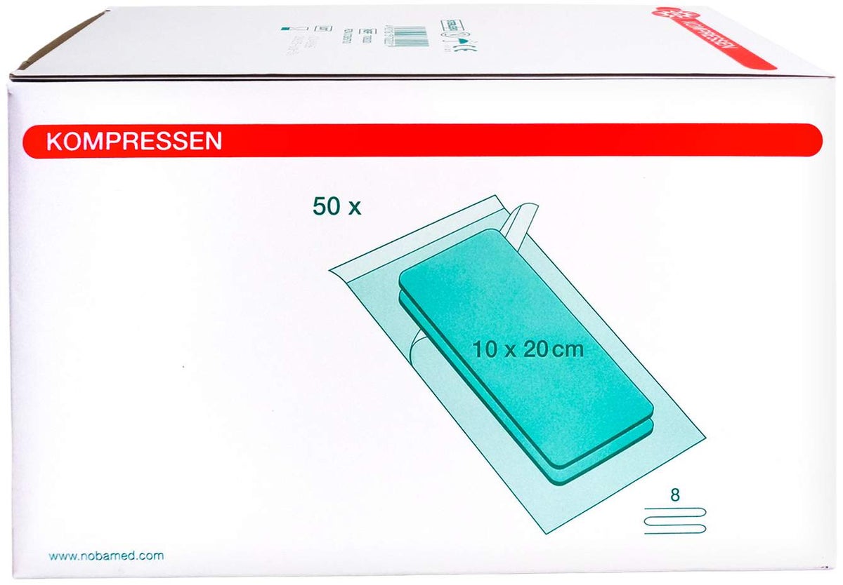 Mullkompressen 10x20cm 8-Fach Steril