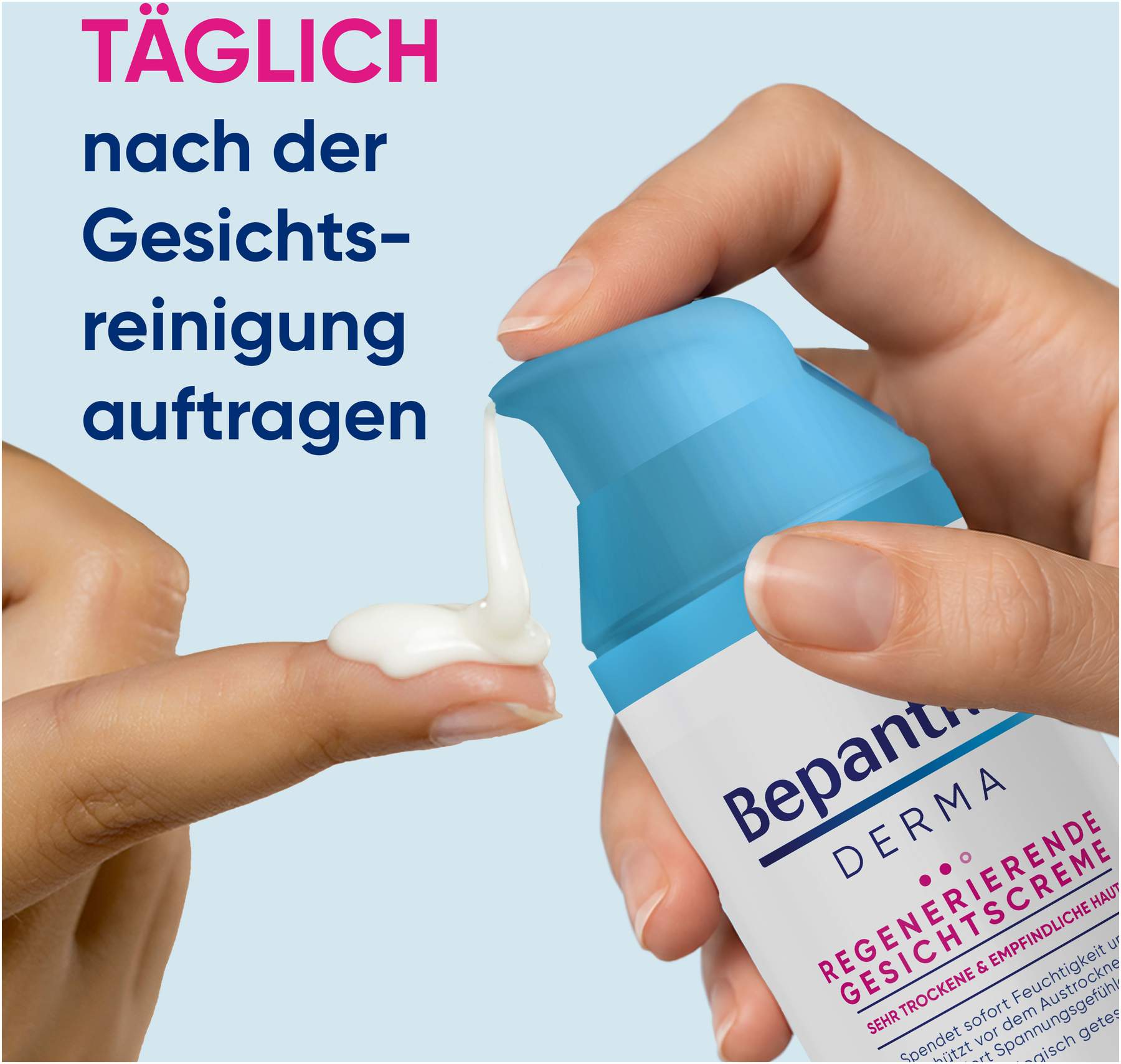 Bepanthol DERMA Regenerierende Gesichtscreme 50 ml Pumpflasche