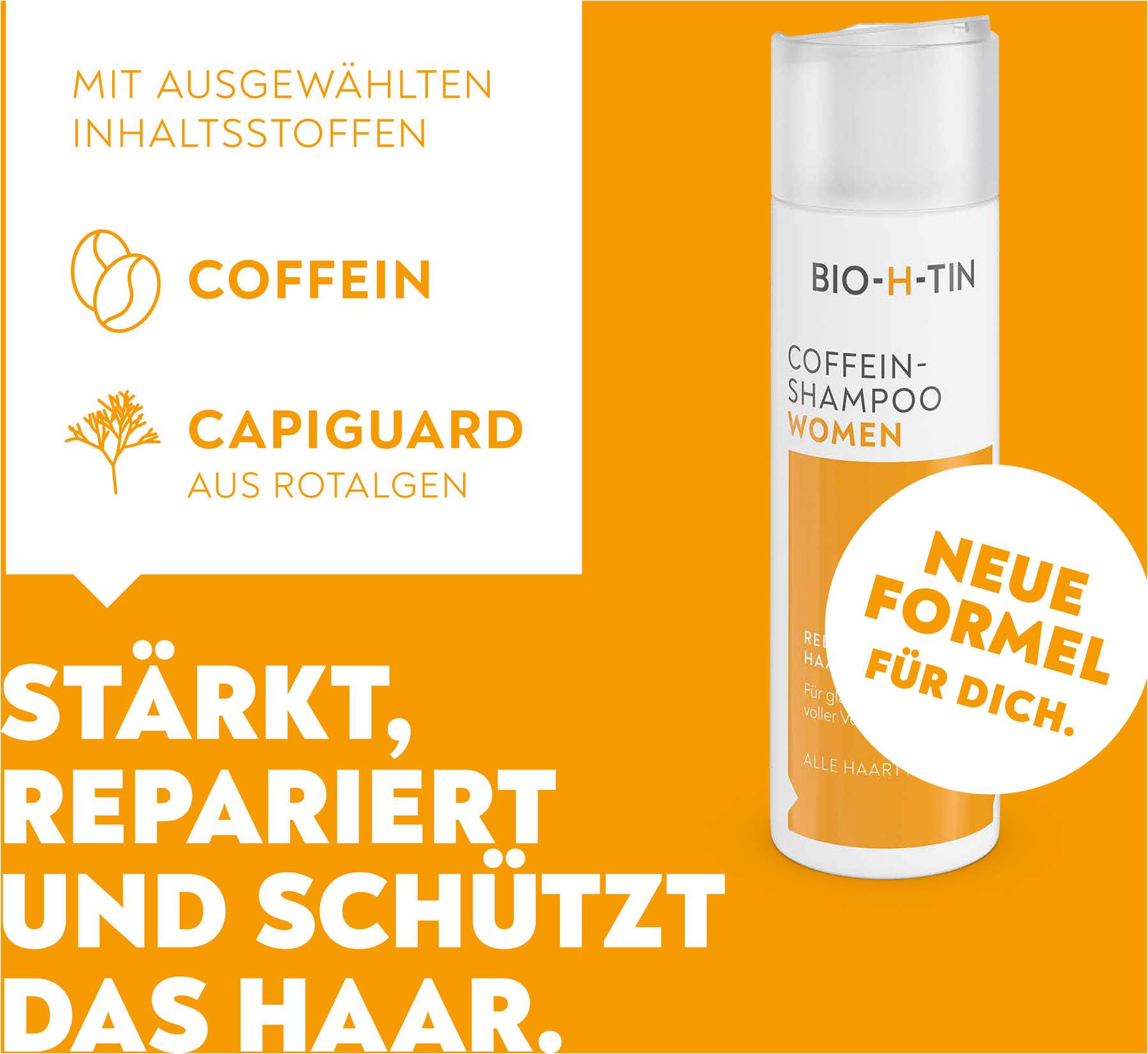 Bio-H-Tin Coffein-Shampoo Women 200 ml
