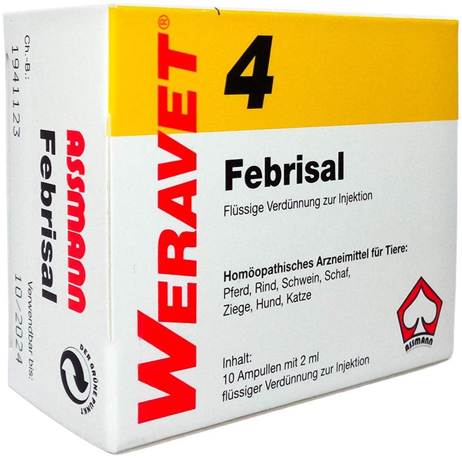Febrisal 4 vet. 10 X 2 ml Ampullen