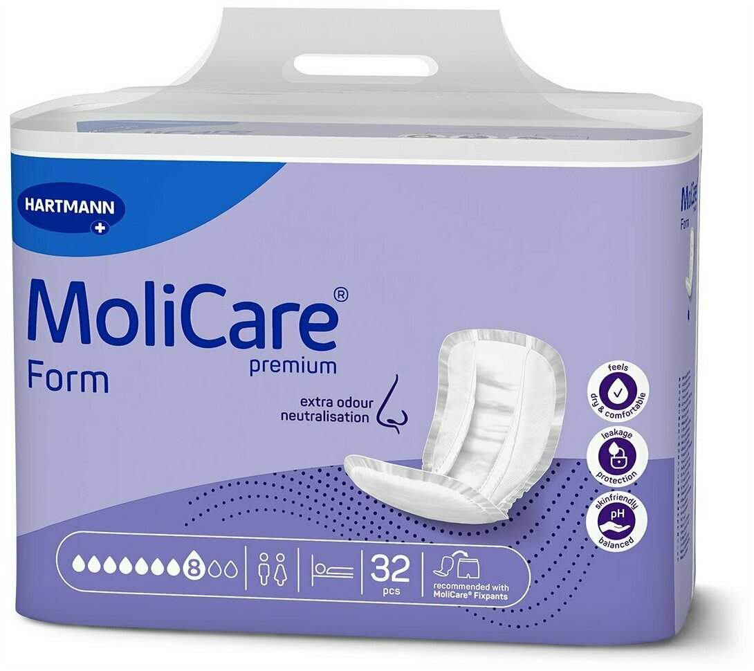 Molicare Premium Form 8 Tropfen 32 Stück