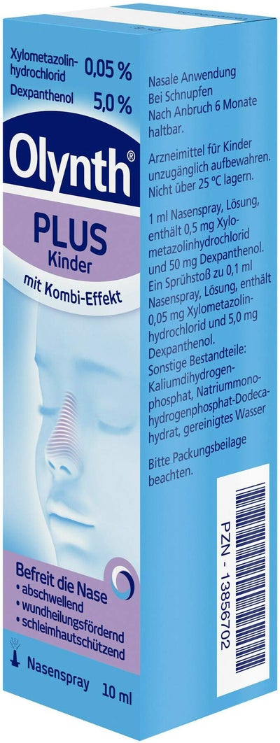 Olynth Plus 0,05 % und 5 % für Kinder Nasenspray 10 ml