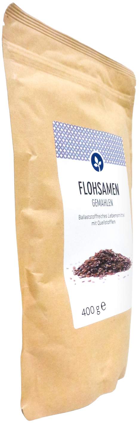 Flohsamen Gemahlen 400 G Pulver