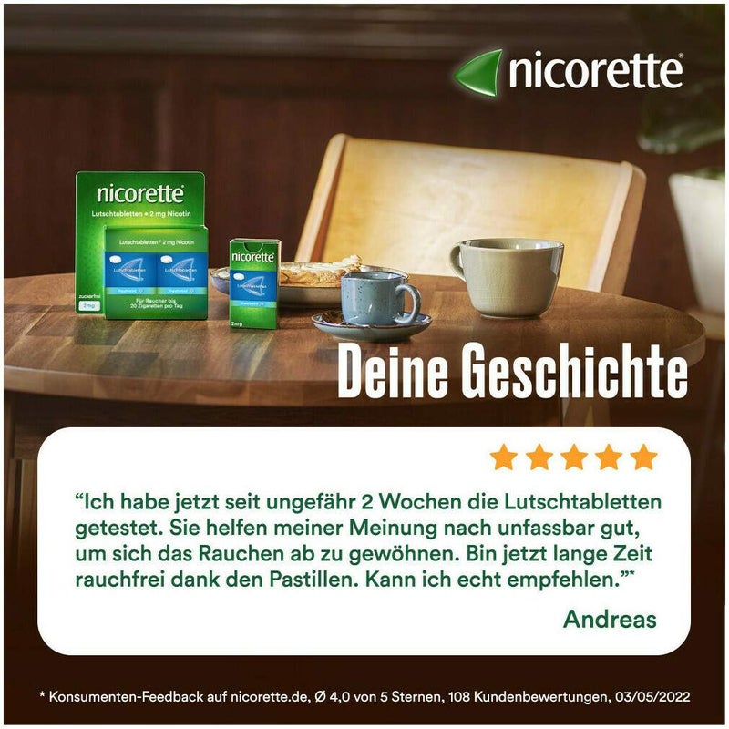 Nicorette Freshmint 2 mg 80 Lutschtabletten