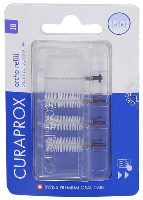 Curaprox Cps 18 Ortho Refill 4 Stück