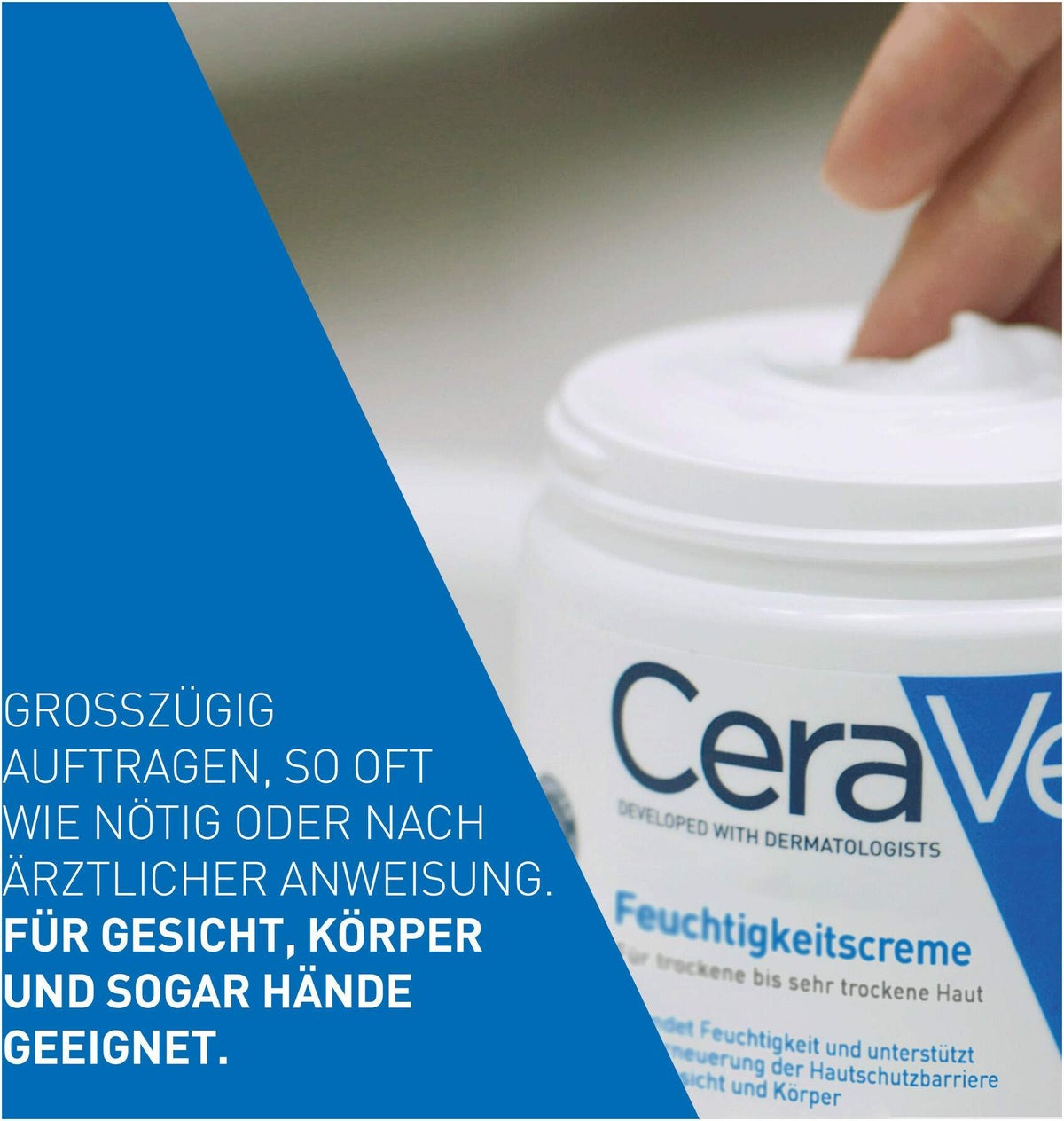 CeraVe Feuchtigkeitscreme 454 g + gratis Reinigungslotion 20 ml