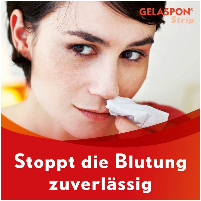 Gelaspon Strip 1 X 1 X 4 cm Gelatineschwamm 4 Stück