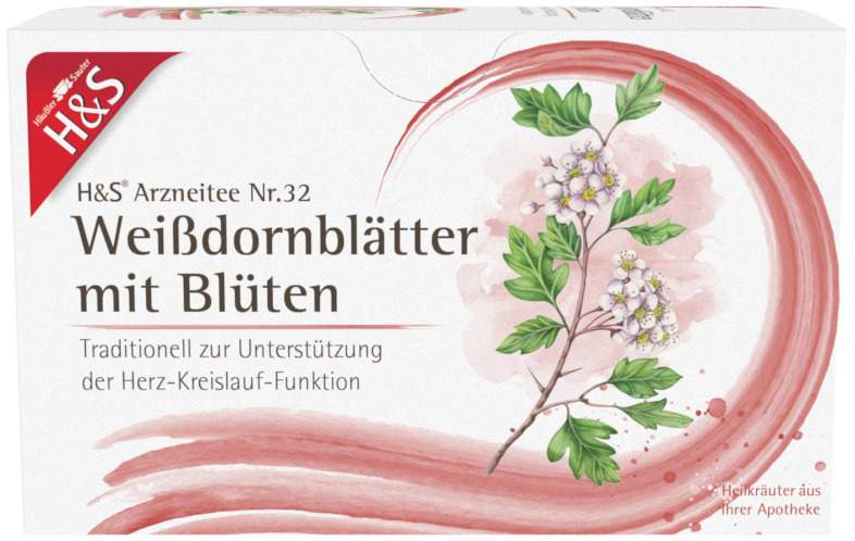 H&S Weißdornblätter Mit Blüten 20 Filterbeutel