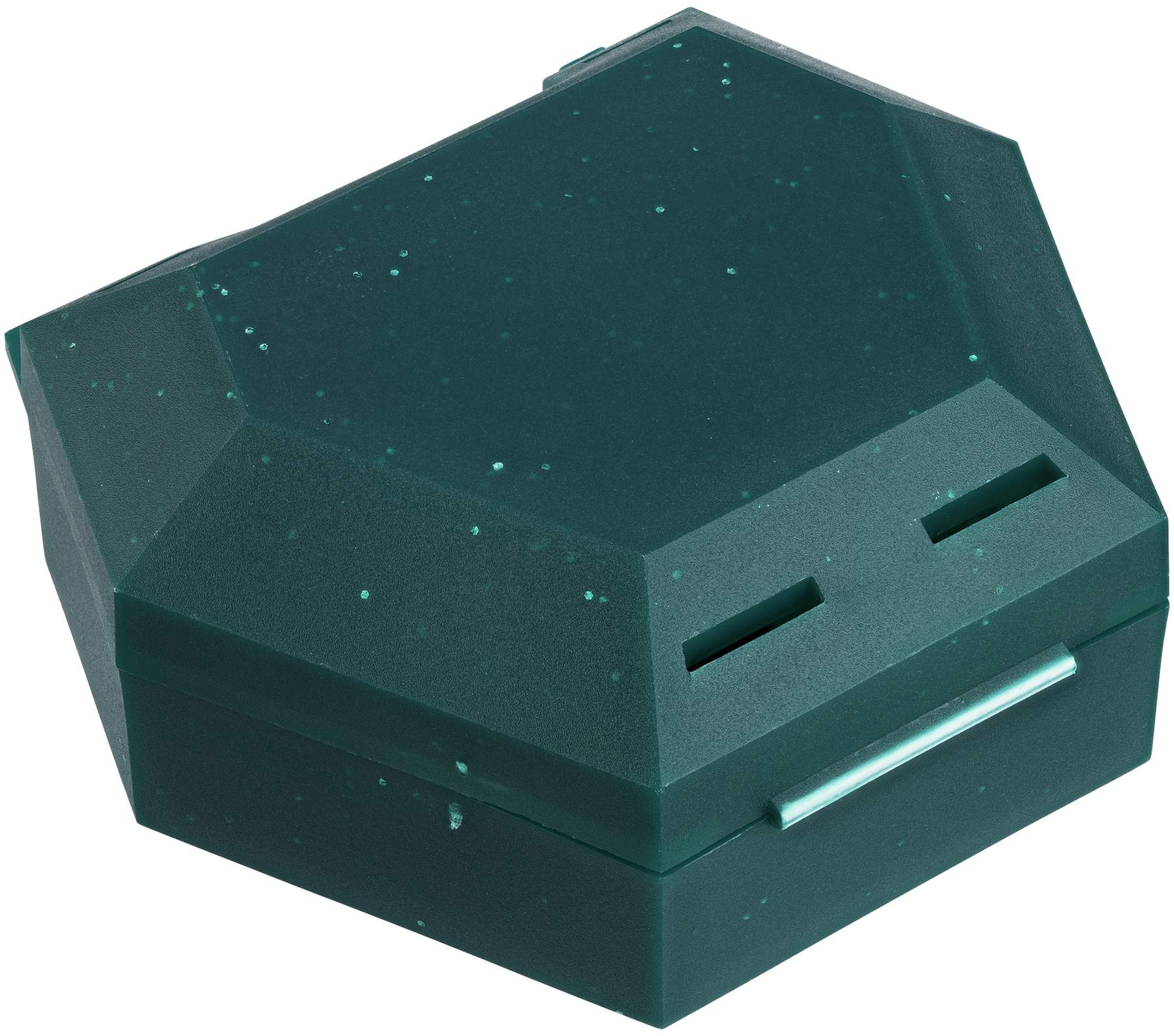 Zahnspangenbox Mit Kordel Grün 1 Stück