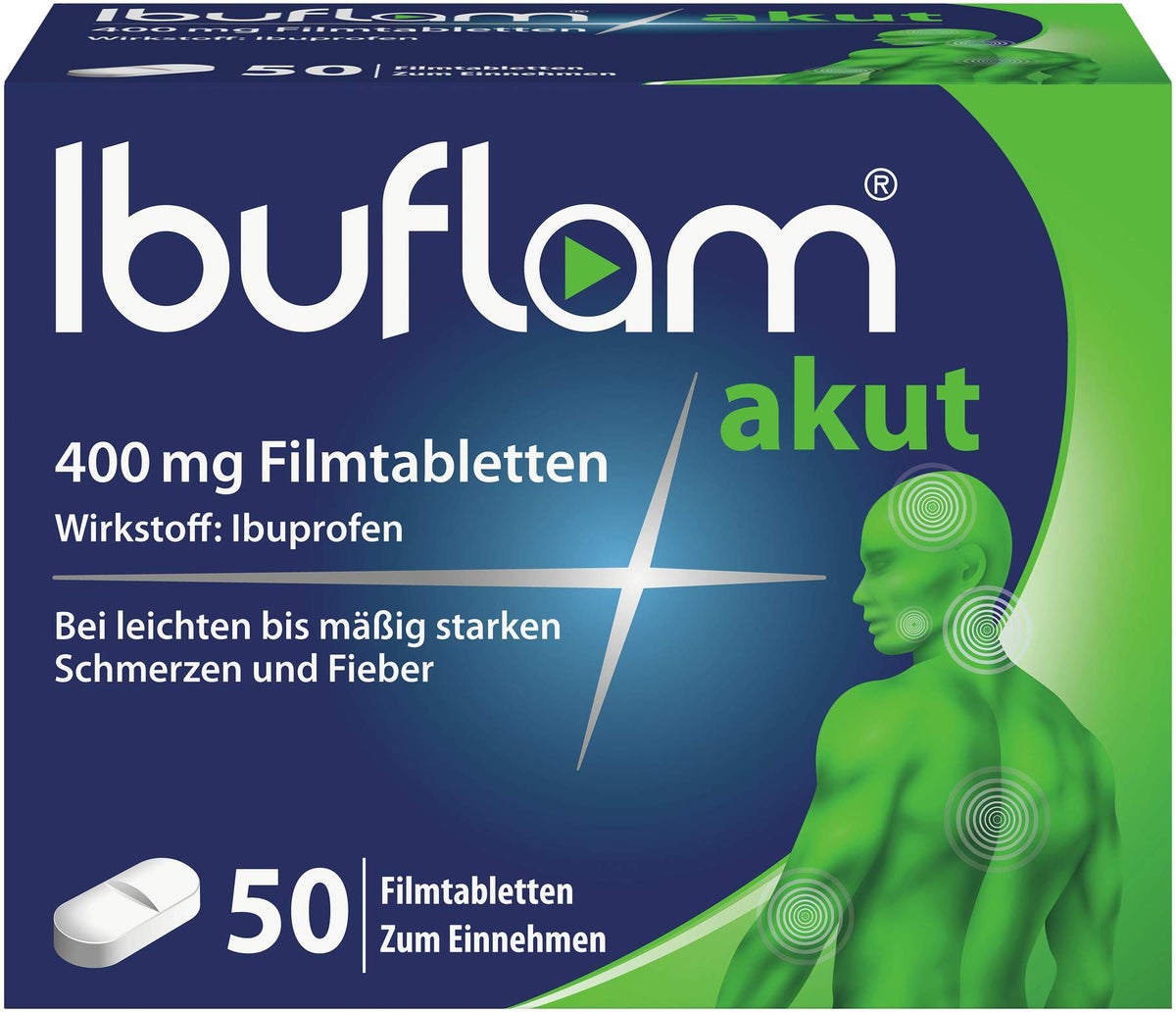 Ibuflam akut 400 mg 50 Filmtabletten