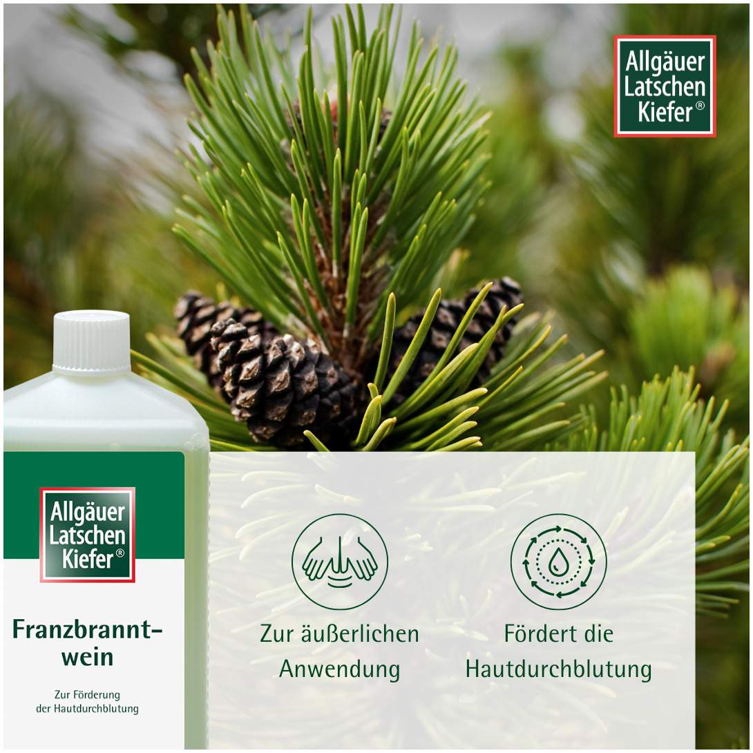 Allgäuer Latschenkiefer Franzbranntwein 1000 ml Lösung