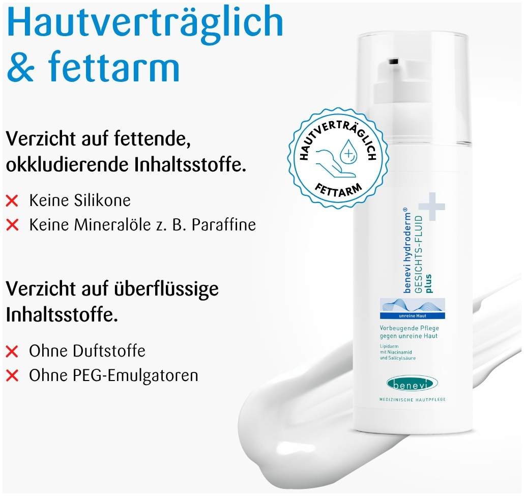 Benevi Hydroderm Gesichtsfluid Plus 50 ml Lotion
