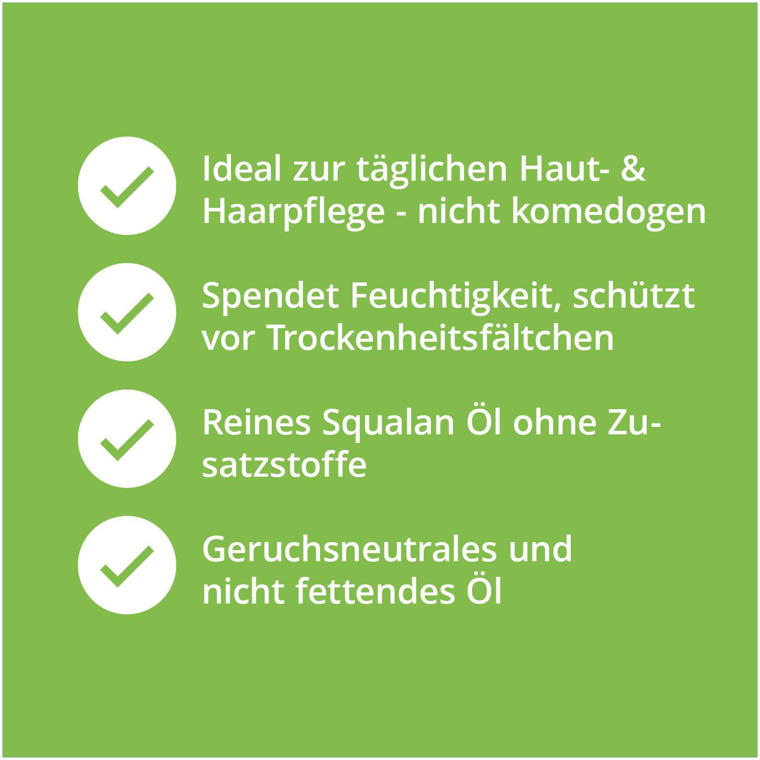 Squalan Öl Haut & Haare Pflanzlich 30 ml