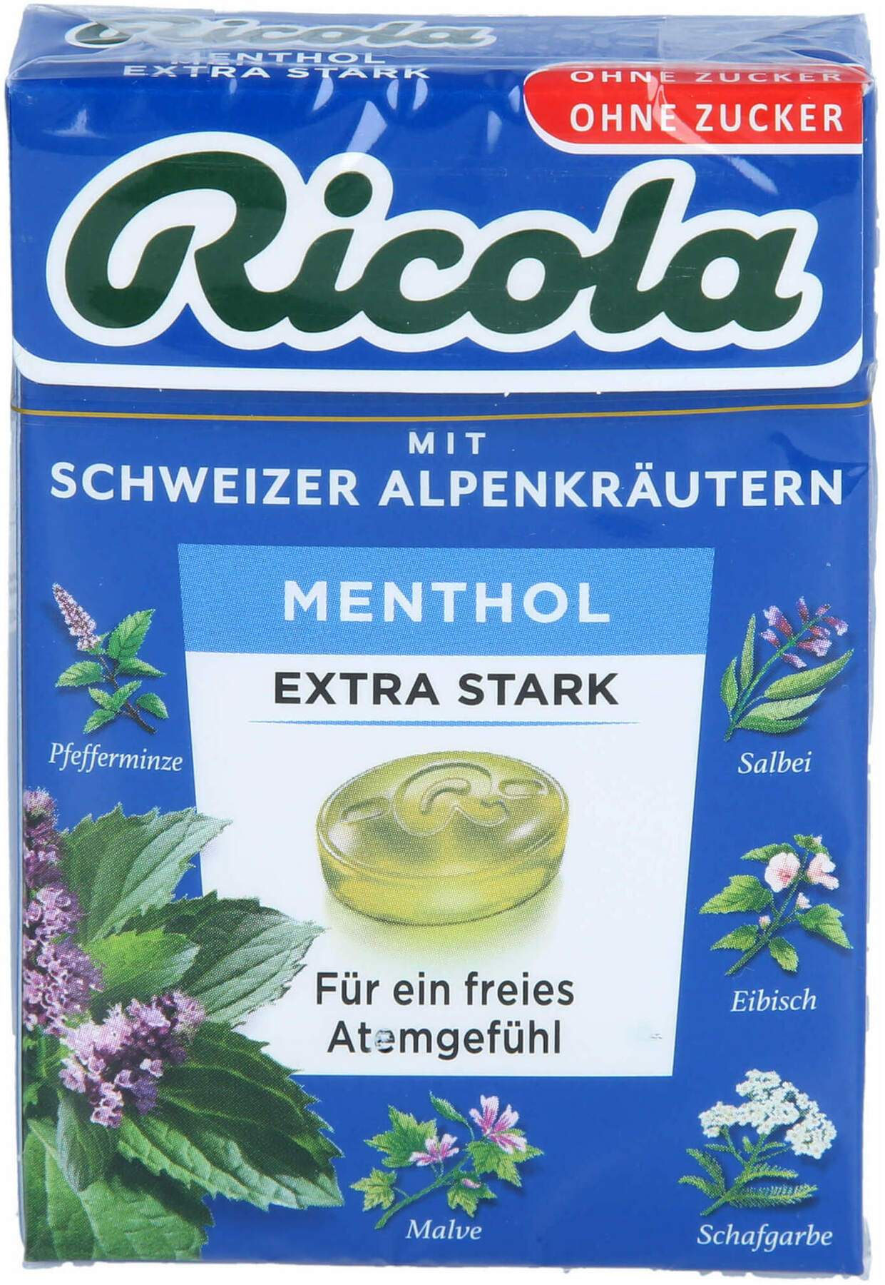 Ricola O.Z.Box Menthol Extra Stark Bonbons  50g