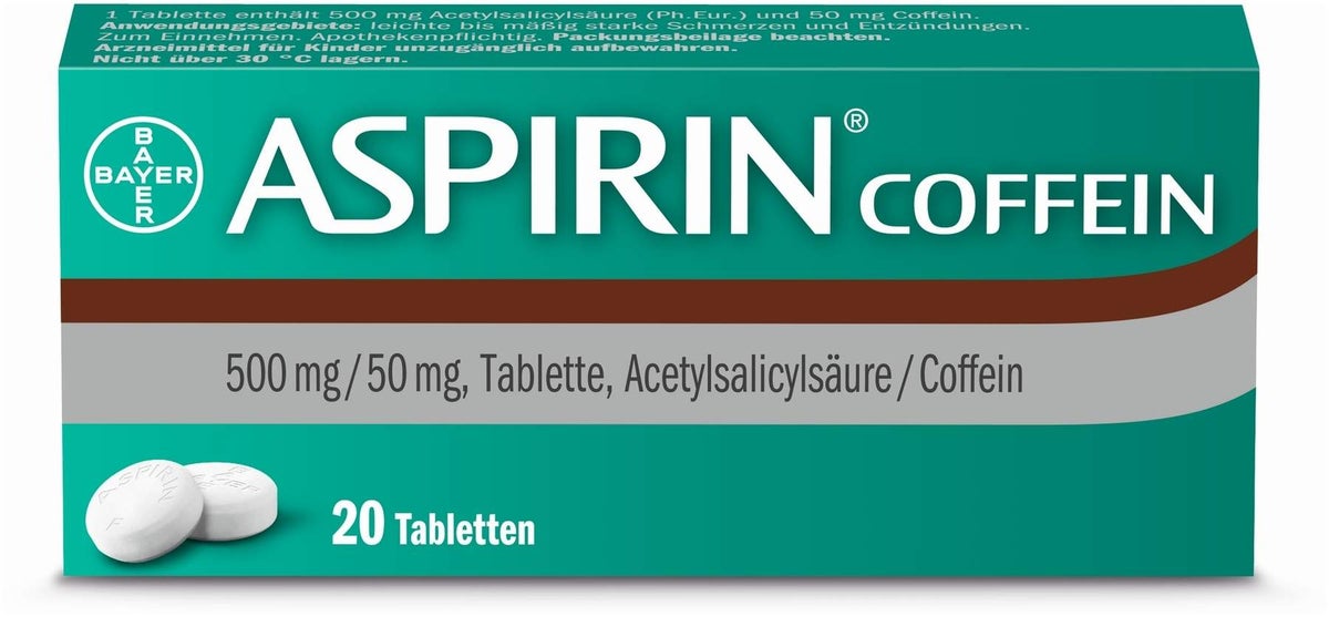 Aspirin Coffein 20 Tabletten