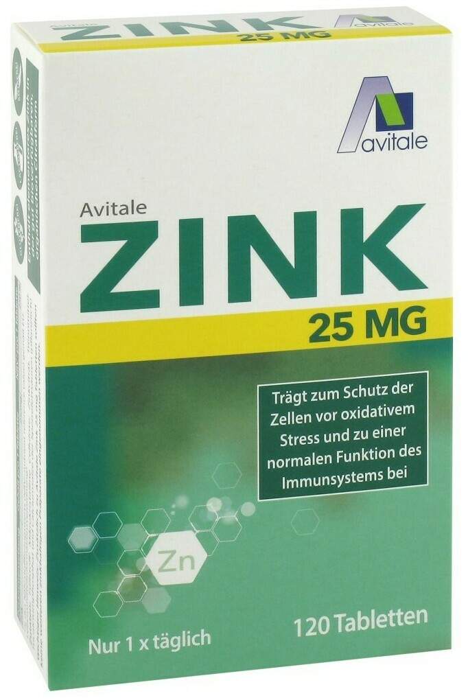 Zink 25 mg 120 Tabletten