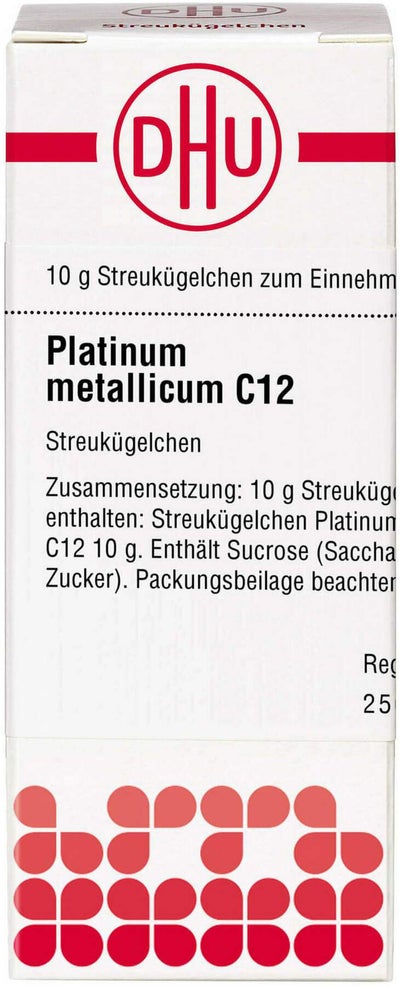 Dhu Platinum Metallicum C12 Globuli 10 G